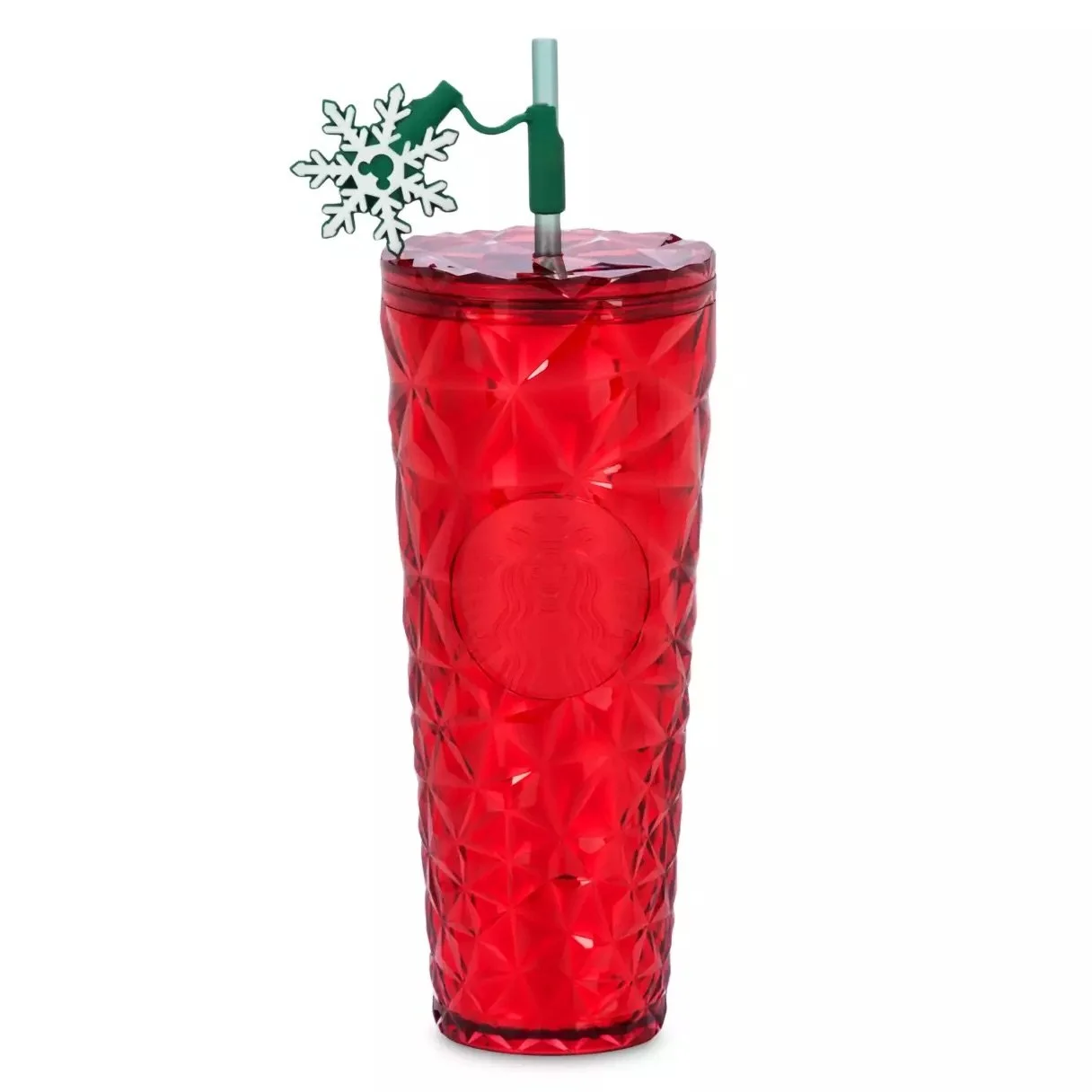 Disney Starbucks ミッキー水筒 レッド Disney WDW Starbucks Mickey Icon Holiday Stainless Steel